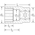 Nasadka 1/2" 12mm 12-kątna krótka Stahlwille 03010012