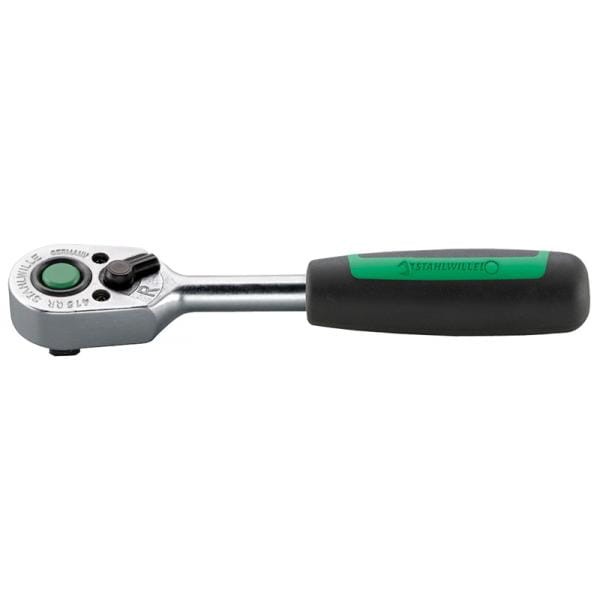 Grzechotka 1/4" QR (22 zęby)117mm z modułem zatrzaskowym i 2K rękojeścią Stahlwille 11110020