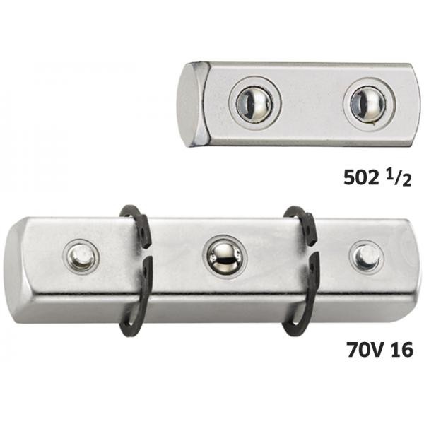 Łącznik 4-kątny 1/4"-1/4" do Nr 71...V/1 rozmiar 1 do kluczy dynamometrycznych i nasadek Stahlwille 59010001