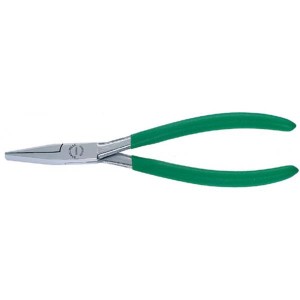 Szczypce płaskie 200mm szerokie precyzyjne z nacięciem ukośnym chrom./powl. Stahlwille 65165200