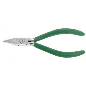 Szczypce chwytne precyzyjne L-130mm płaskie zaostrzone chromowane Stahlwille 65195130