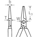 Szczypce okrągłe krótkie 1000V L-160mm chrom./izolow. Stahlwille 65237160