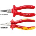 Szczypce okrągłe krótkie izolowane 1000V L-160mm chromowane Stahlwille 65238160