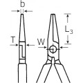 Szczypce okrągłe długie izolowane VDE1000V L-160mm chromowane Stahlwille 65248160