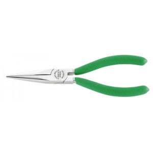 Szczypce półokrągłe Langbeck dla mech. długie L-160mm ; chrom./powl. Stahlwille 65335160