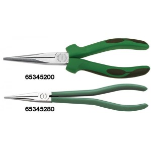 Szczypce półokrągłe Langbeck dla mech.długie L-200mm chrom./osł.wzm. Stahlwille 65345200