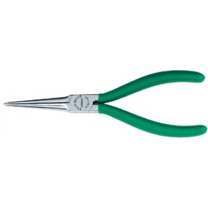 Szczypce półokrągłe (igłowe) dla elektroniczny 160mm chrom./powl. Stahlwille 65365160
