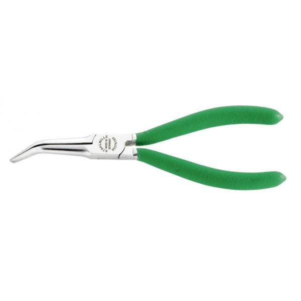 Szczypce półokrągłe (igłowe odg.45st.) dla elektroniczny 160mm chrom./powl. Stahlwille 65375160
