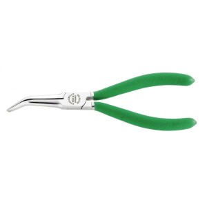 Szczypce półokrągłe (igłowe odg.45st.) dla elektroniczny 160mm chrom./powl. Stahlwille 65375160