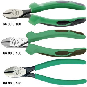 Szczypce tnące boczne L-140mm polerowane rękojeść 2K Stahlwille 66003145