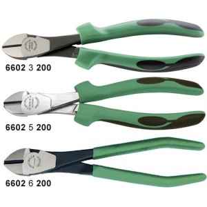 Szczypce tnące boczne wzmocnione L-160mm polerowane rękojeść 2K Stahlwille 66023160