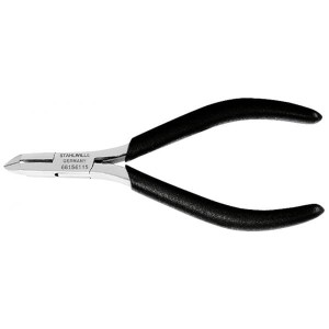Szczypce ukośne dla elektroniczny (wysmukłe odg.30st.) L-112mm polerowane rękojeść ESD Stahlwille 66156115