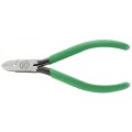 Szczypce tnące boczne L-120mm do plastiku polerowane rękojeść PCV Stahlwille 66706120