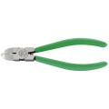 Szczypce tnące boczne odchylone 20st L-160mm do plastiku polerowane rękojeść PCV Stahlwille 66746160