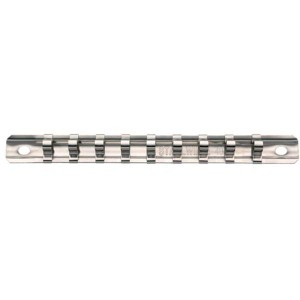 listwa do zawieszania nasadek 1/4" z 9 zaczepami z 9 zaczepami L-200mm Stahlwille 80400001