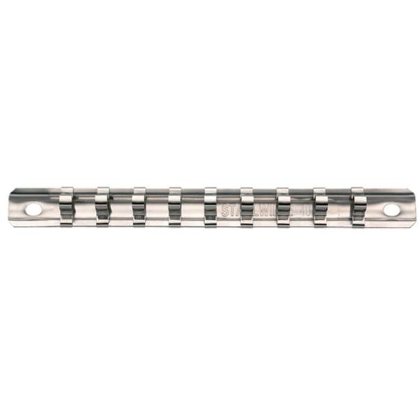 listwa do zawieszania nasadek 1/4" z 10 zaczepami L-300mm Stahlwille 80400002