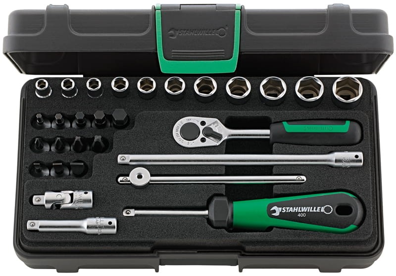 Zestaw narzędzi 1/4" 29-elementowy w walizce ABS Stahlwille 96011136