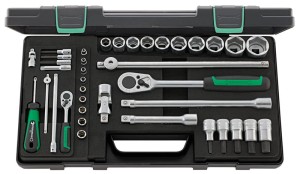 Zestaw narzędzi 1/4" i 1/2" 38-elem. w metalowej walizce Stahlwille 96011160
