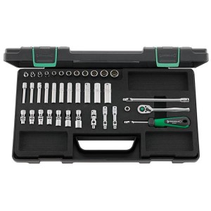 Zestaw narzędzi 1/4" QR:40a 1/8" 40aD 5/32-9/16 40aDL 5-32-9/16 402a 1/4"-1/2" 37-el.w walizce ABS Stahlwille 96015205