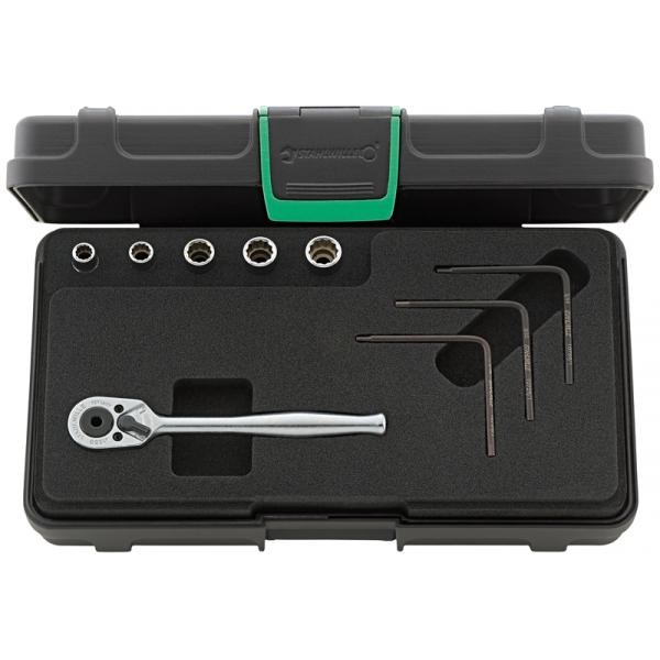 Zestaw kluczy nas.z grzechotką 1/4" do Hi-Lok-Bolts w walizce ABS Stahlwille 96016303