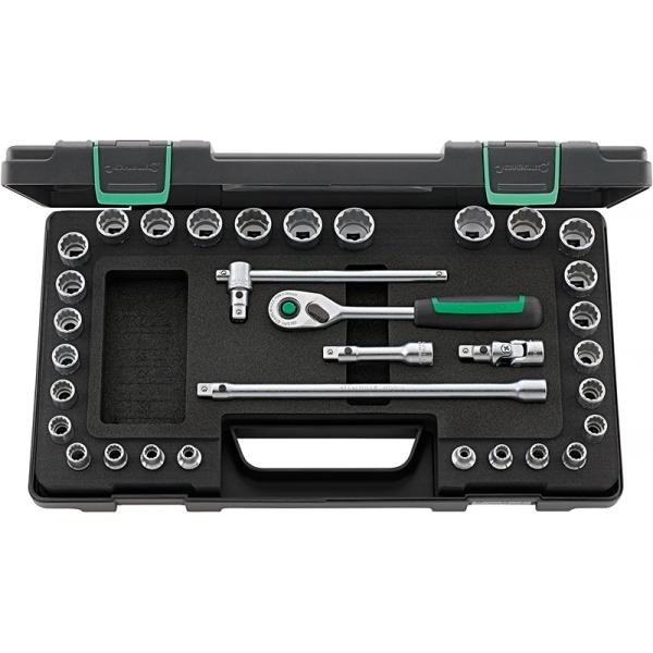 Zestaw narzędzi QR 3/8" 33-el.w walizce ABS Stahlwille 96020107