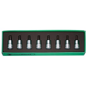 Zestaw nasadek 3/8" Torx T9-T40 8-Częściowy w opakowaniu kartonowym Stahlwille 96021001