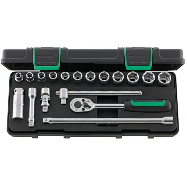 Zestaw narzędzi 3/8" 18-el.w walizce ABS Stahlwille 96021202