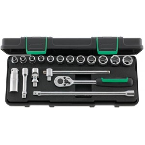 Zestaw narzędzi 3/8" 18-el.w walizce ABS Stahlwille 96021202