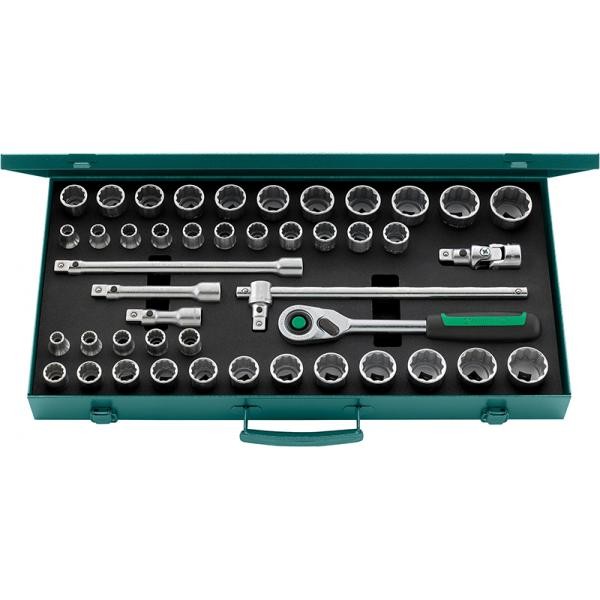 Zestaw narzędzi QR 1/2" 45-el.w metalowej walizce Stahlwille 96030107