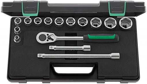 Zestaw nasadek 6-kątnych 1/2" 15-elementowy w Skrzynce ABS (10-32mm) Stahlwille 96031436