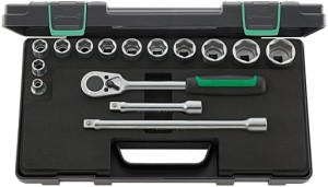 Zestaw nasadek 6-kątnych 1/2" 15-elementowy w Skrzynce ABS (10-32mm) Stahlwille 96031436