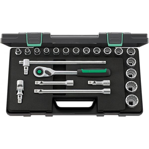 Zestaw narzędzi QR 1/2" w walizce ABS Stahlwille 96031446