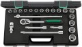 Zestaw narzędzi 1/2", 16 nasadek sześciokatnych 10-32mm 6 elementów napędowych, 22-el.w Skrzynca ABS Stahlwille 96031448