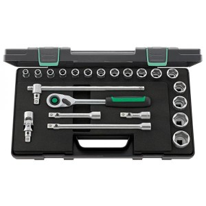 Zestaw narzędzi 1/2" QR 22-el.w walizce ABS Stahlwille 96031480