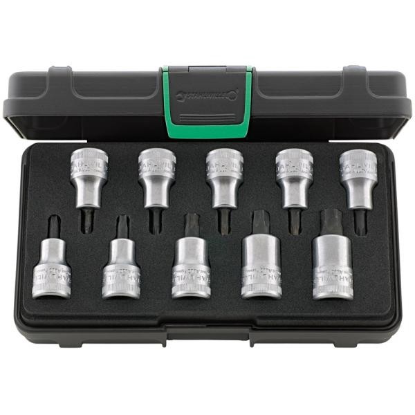 Zestaw narzędzi 1/2" Torx T20-T60 10-el.w walizce ABS Stahlwille 96032005