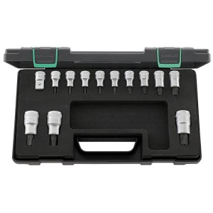 Zestaw nasadek wkrętakowych Torx 1/2" 13-el w walizce ABS Stahlwille 96032006