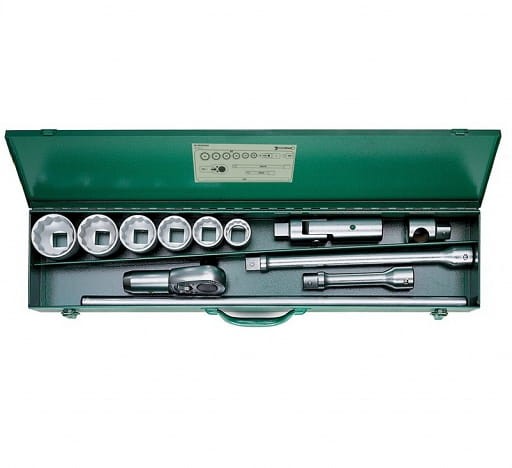 Zestaw narzędzi 1" 12-el.w metalowej walizce (6 nasadek 36-60mm+6 akcesoriów) Stahlwille 96060101