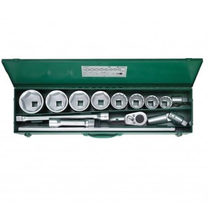 Zestaw narzędzi 1" 14-el.w metalowej walizce (8 nasadek 46-80mm+6 akcesoriów) Stahlwille 96060103