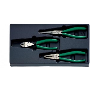 Zestaw szczypiec 3-Częściowy w plastikowym wkładzie; poler./powl. Stahlwille 96650008