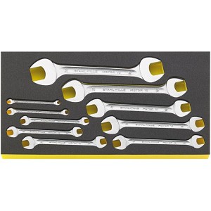 Zestaw TCS kluczy płaskich 6-32mm do Skrzyni Nr 13217 10-el. Stahlwille 96830120