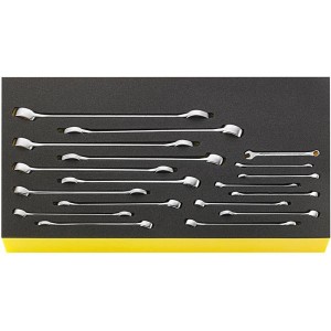 Zestaw TCS kluczy płasko-oczkowych 6-24mm do Skrzyni Nr 13217 18-el. Stahlwille 96830121