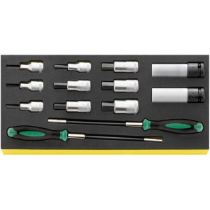 Zestaw TCS 1/3 nas. Inhex 5-19mm z nas. do kół 17;19mm i wkręt. giętkim(6;7mm); 13-Częściowy Stahlwille 96830163