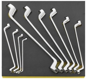 Zestaw TCS 2/3 kluczy oczkowych odg. 6-32mm 10-Częściowy Stahlwille 96830166