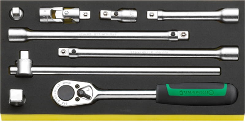 Zestaw TCS 1/3 narzędzi 1/2" grzechotka+akcesoria 9-Częściowy Stahlwille 96830603