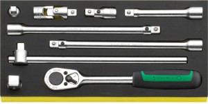 Zestaw TCS 1/3 narzędzi 1/2" grzechotka+akcesoria 9-Częściowy Stahlwille 96830603