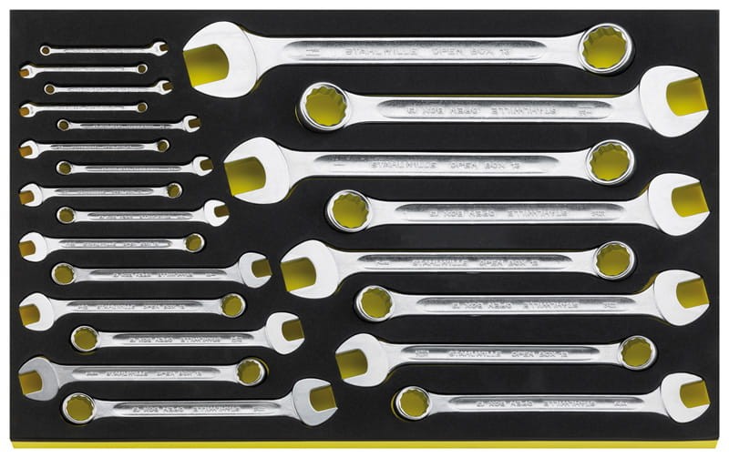 Zestaw TCS 3/3 kluczy płasko-oczkowych 3/16"-1 1/8" 23-Częściowy Stahlwille 96830885