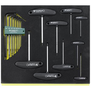 Zestaw TCS 2/3 kluczy imbusowych i Torx 17-Częściowy Stahlwille 96832099
