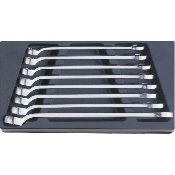 Zestaw ABS 1/3 kluczy pł.-oczk.wydłuż.16-24mm 8-Częściowy Stahlwille 96838106
