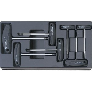 Zestaw ABS 1/3 wkrętaków Torx DRALL z uchwytem typu "T" T10-T40mm 7-Częściowy Stahlwille 96838120