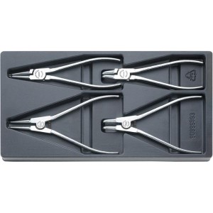 Zestaw ABS 1/3 szczypiec do Pierścieni Segera 19-60mm 4-Częściowy Stahlwille 96838122